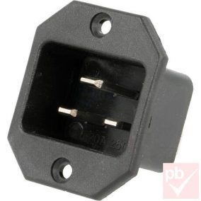 IEC C20 aljzat, beépíthető