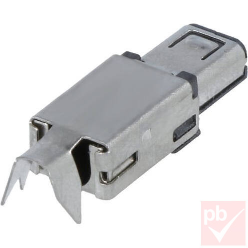 USB 2.0 mini B 4p. szerelhető dugó