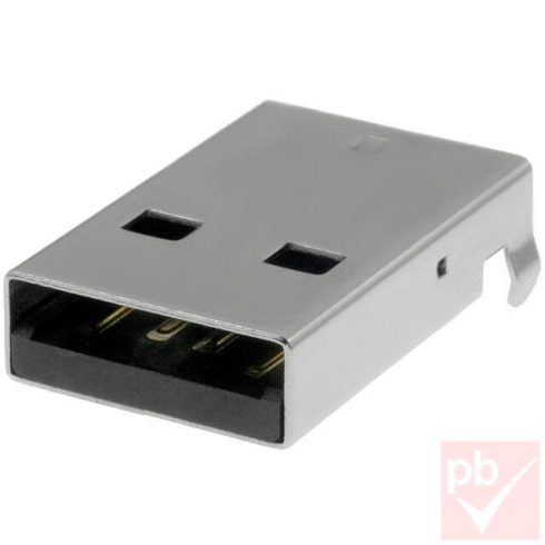 USB 2.0 A dugó, beépíthető SMT 90°