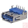 USB 3.0 A aljzat, beépíthető 90°
