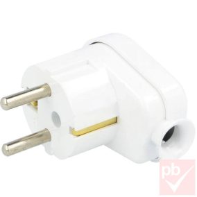   Timex WT-16U/WH szerelhető 90° földelt hálózati dugvilla (fehér)