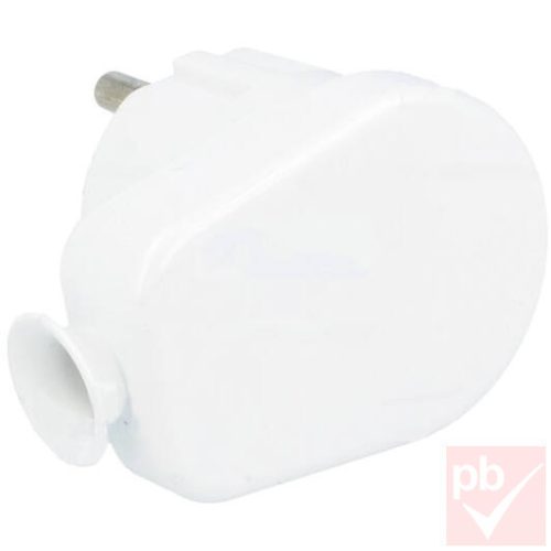 Timex WT-16U/WH szerelhető 90° földelt hálózati dugvilla (fehér)