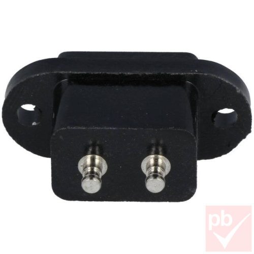 IEC C8 aljzat, beépíthető, polarizált