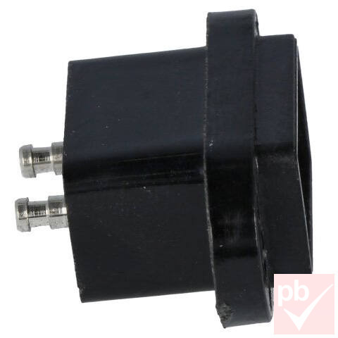 IEC C8 aljzat, beépíthető, polarizált