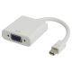 Monitor átalakító, mini Displayport dugó -> VGA aljzat 0.2m
