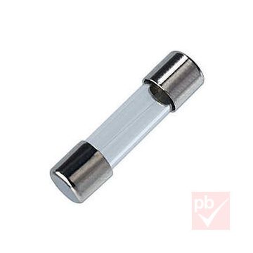 Üvegbiztosíték 20x5mm lomha 1.25A