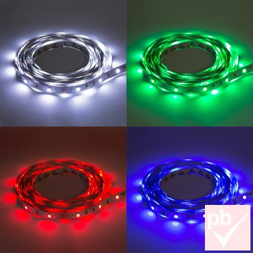 Phenom 5m-es RGB LED szalag készlet távirányítóval, tápegységgel