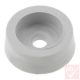 Gumiláb, szürke, kerek, csavarozható (átmérő: 14mm, magasság: 5mm)