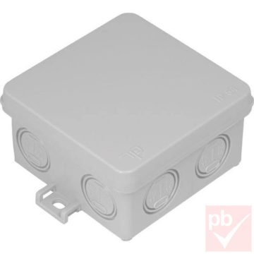   Kötődoboz, 75x75mm, IP54, perforált, TP-Electric 3308-204-0600