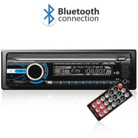   Carguard CD177 autós fejegység (Bluetooth, USB, MP3, FM rádió, SD kártyafoglalat)