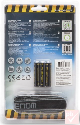 Phenom 18602 COB LED fejlámpa