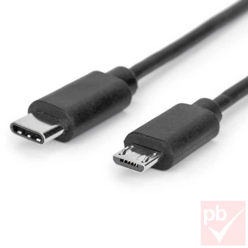 USB 3.1 C-micro B összekötő kábel 1.0m