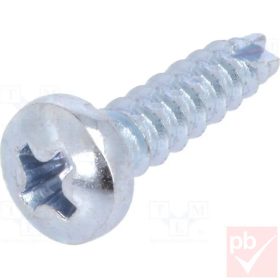   Lemezcsavar, 5.5x19mm, hengeres fejű, PH3 kulcsnyílás, önmetsző, cink bevonat