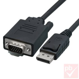 Displayport-VGA kábel 1.8m