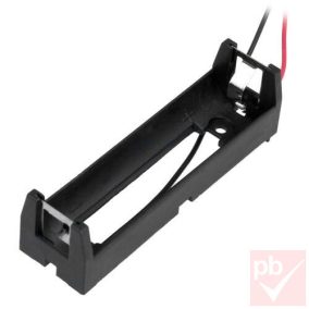 Elem tartó, 1db 18650 akku számára