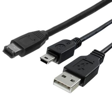 USB és Firewire kábelek