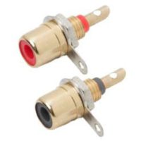 RCA panel mount sockets